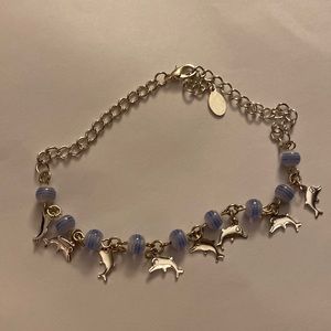 Dolphin anklet or bracelet